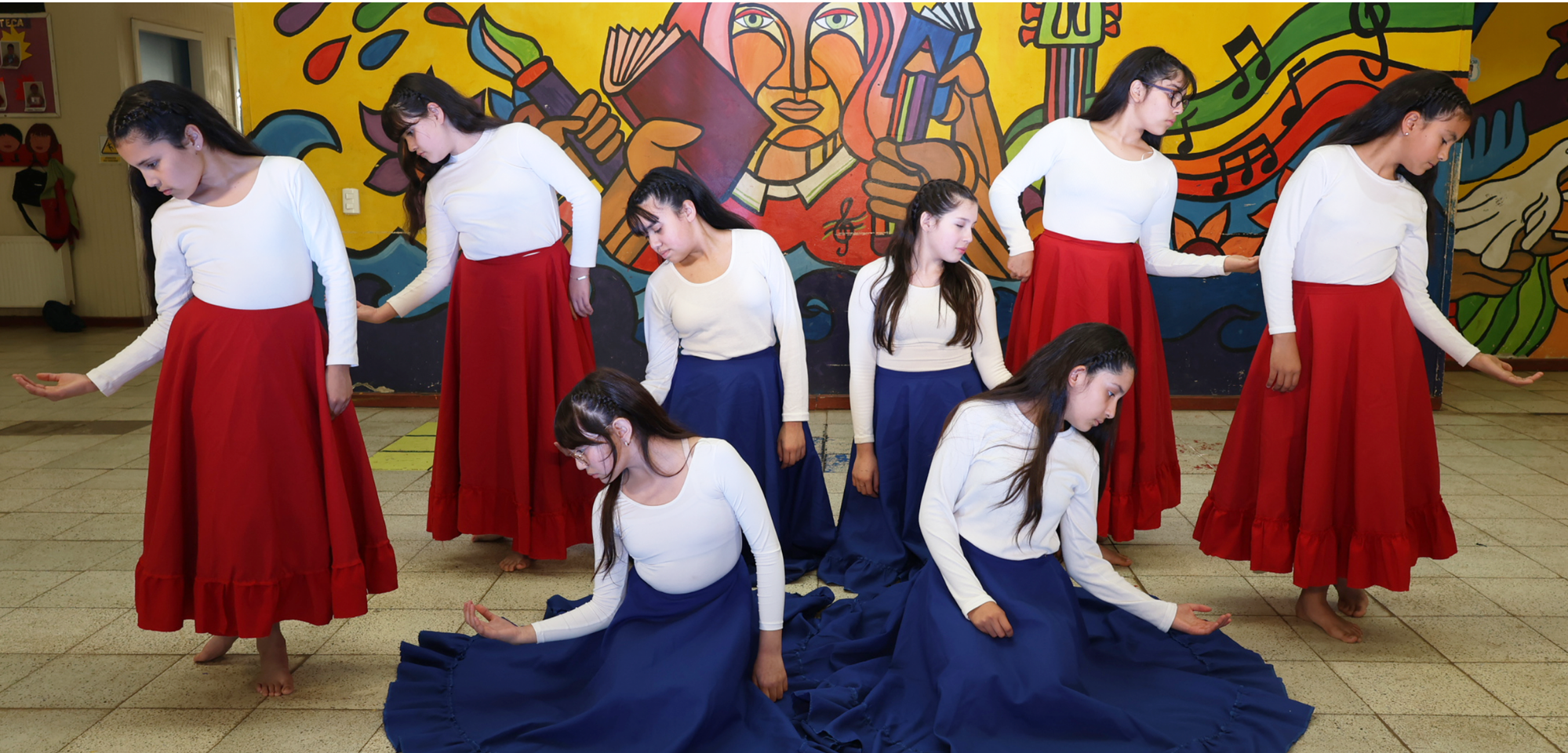 Elenco inicial de danza
